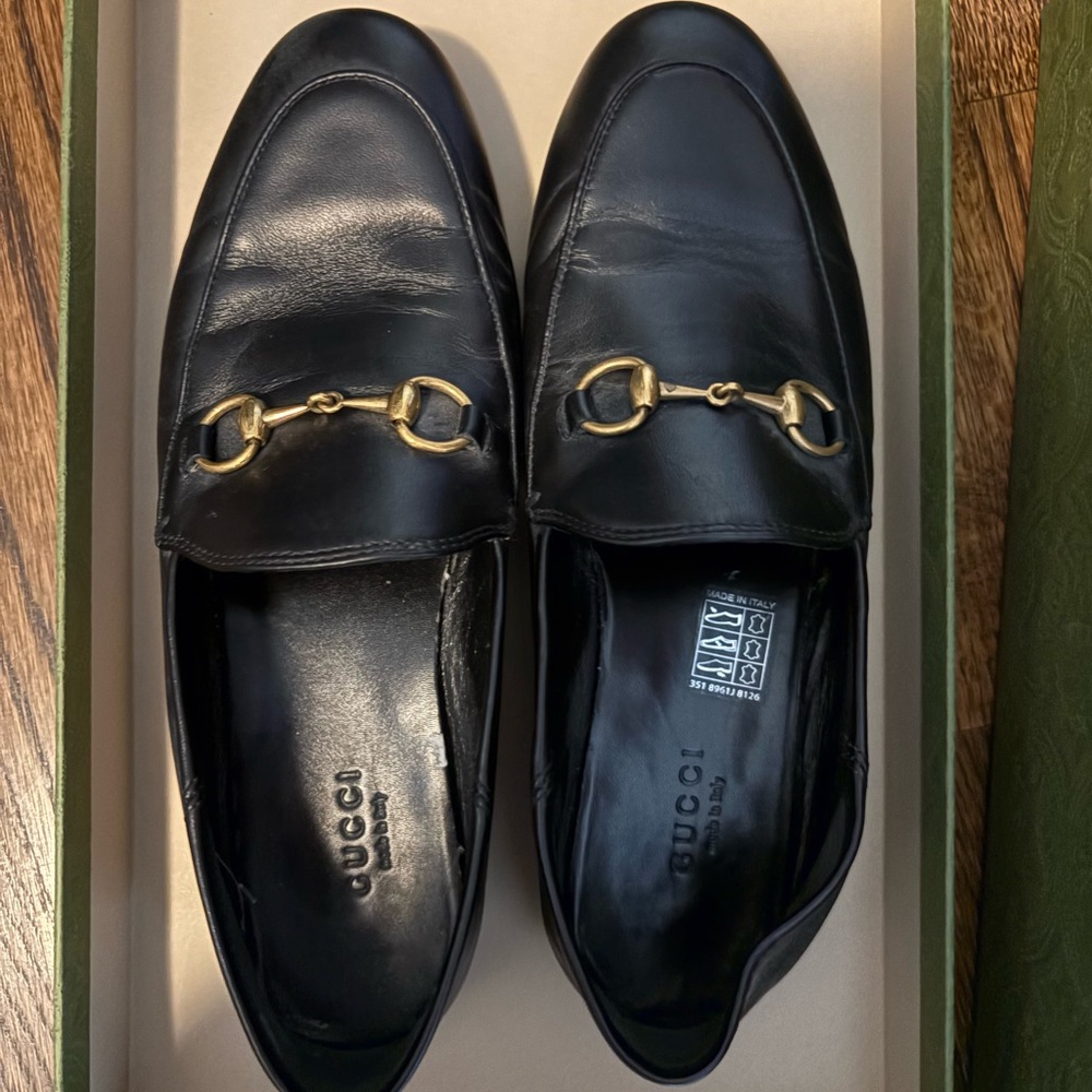 Black Gucci Loafers size 6.5! (36.5) - Picture 2 of 7